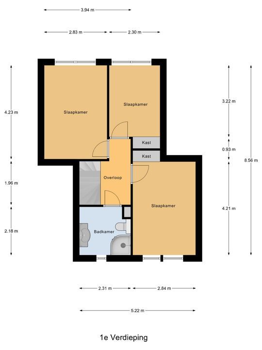 Edelhertlaan 32, Delft plattegrond-4