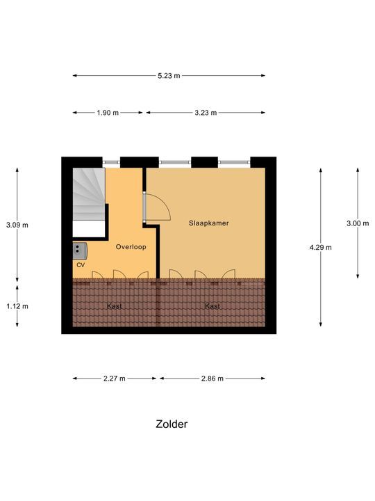 Edelhertlaan 32, Delft plattegrond-6