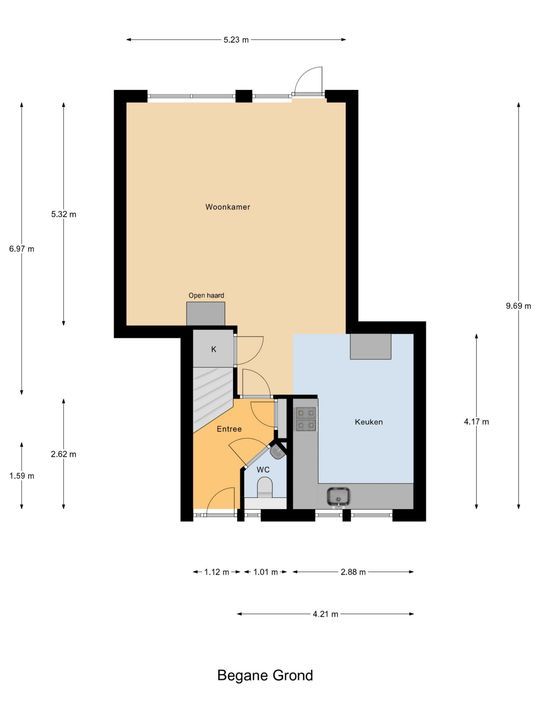 Edelhertlaan 32, Delft plattegrond-0