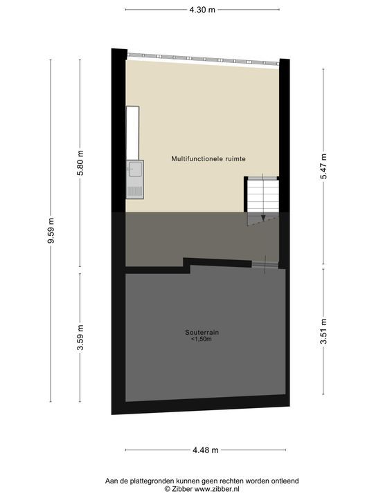 Markt 63, Delft plattegrond-0