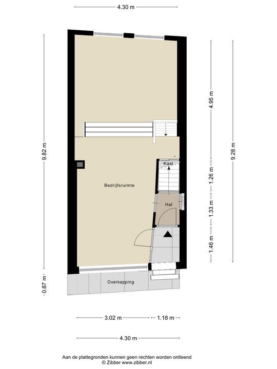 Markt 63, Delft plattegrond-1