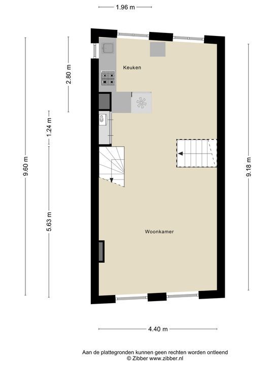 Markt 63, Delft plattegrond-3