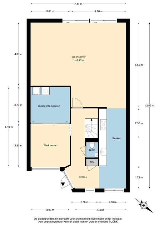 Stil Gezicht 7, Delft plattegrond-0