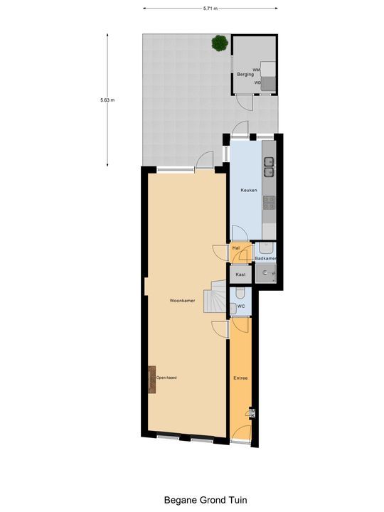 Nieuwe Langendijk 30, Delft plattegrond-2