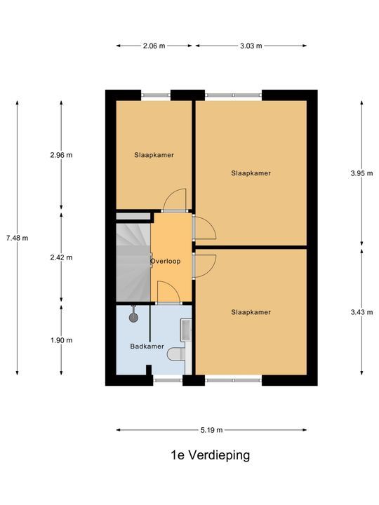Herenpad 44, Delft plattegrond-4