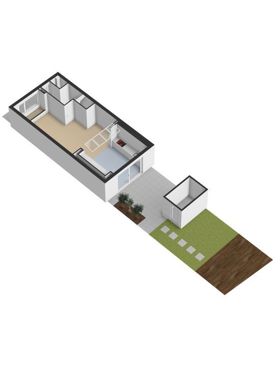 Herenpad 44, Delft plattegrond-1