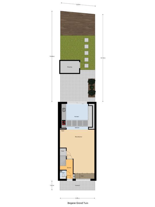 Herenpad 44, Delft plattegrond-0