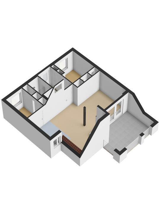 Vestpoort 35, Delft plattegrond-1
