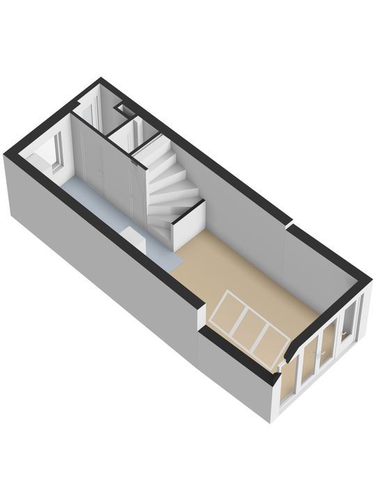 Westerstraat 65, Delft plattegrond-1