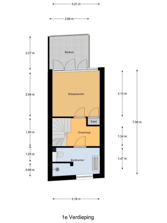 Westerstraat 65, Delft plattegrond-4