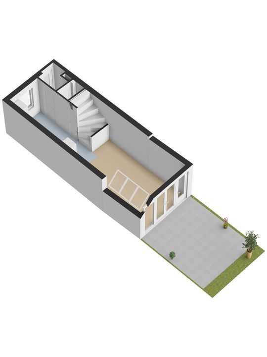 Westerstraat 65, Delft plattegrond-3