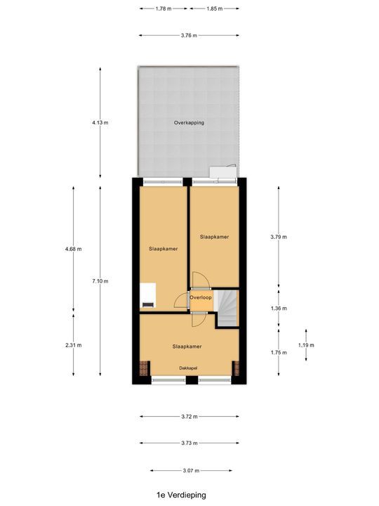 Anna Beijerstraat 4, Delft plattegrond-2