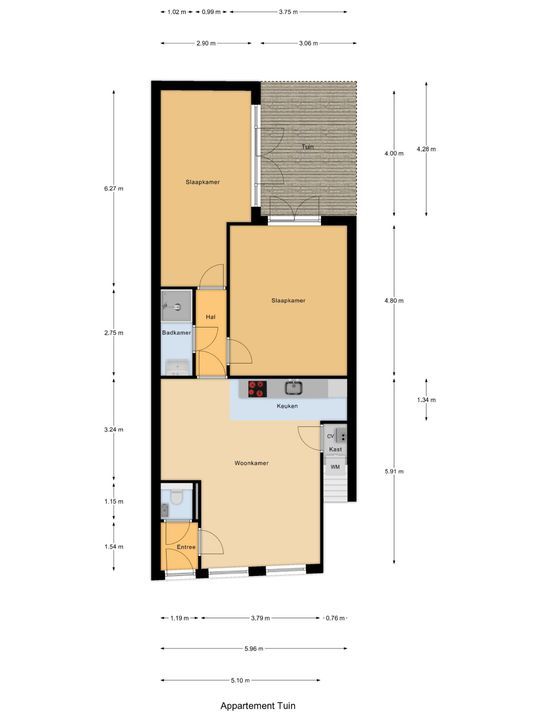 Dirklangenstraat 47 A, Delft plattegrond-0
