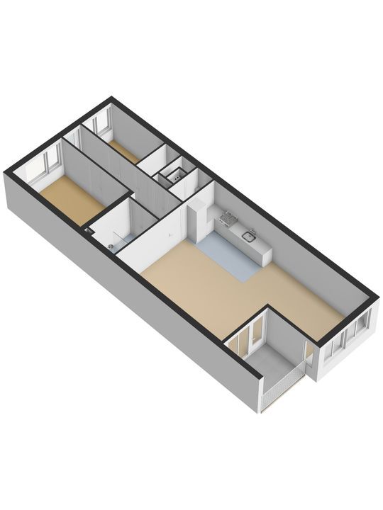 Westvest 277, Delft plattegrond-1