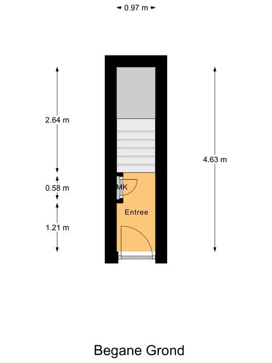 Kloosterkade 216, Delft plattegrond-0