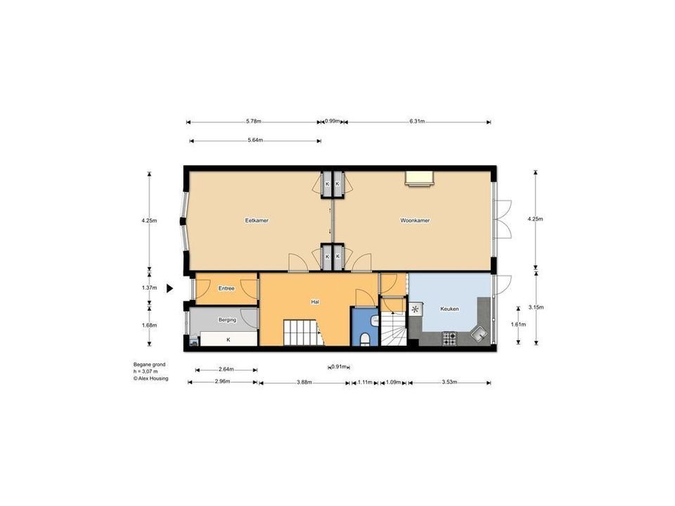 Jozef Israelslaan 45 . floorplan