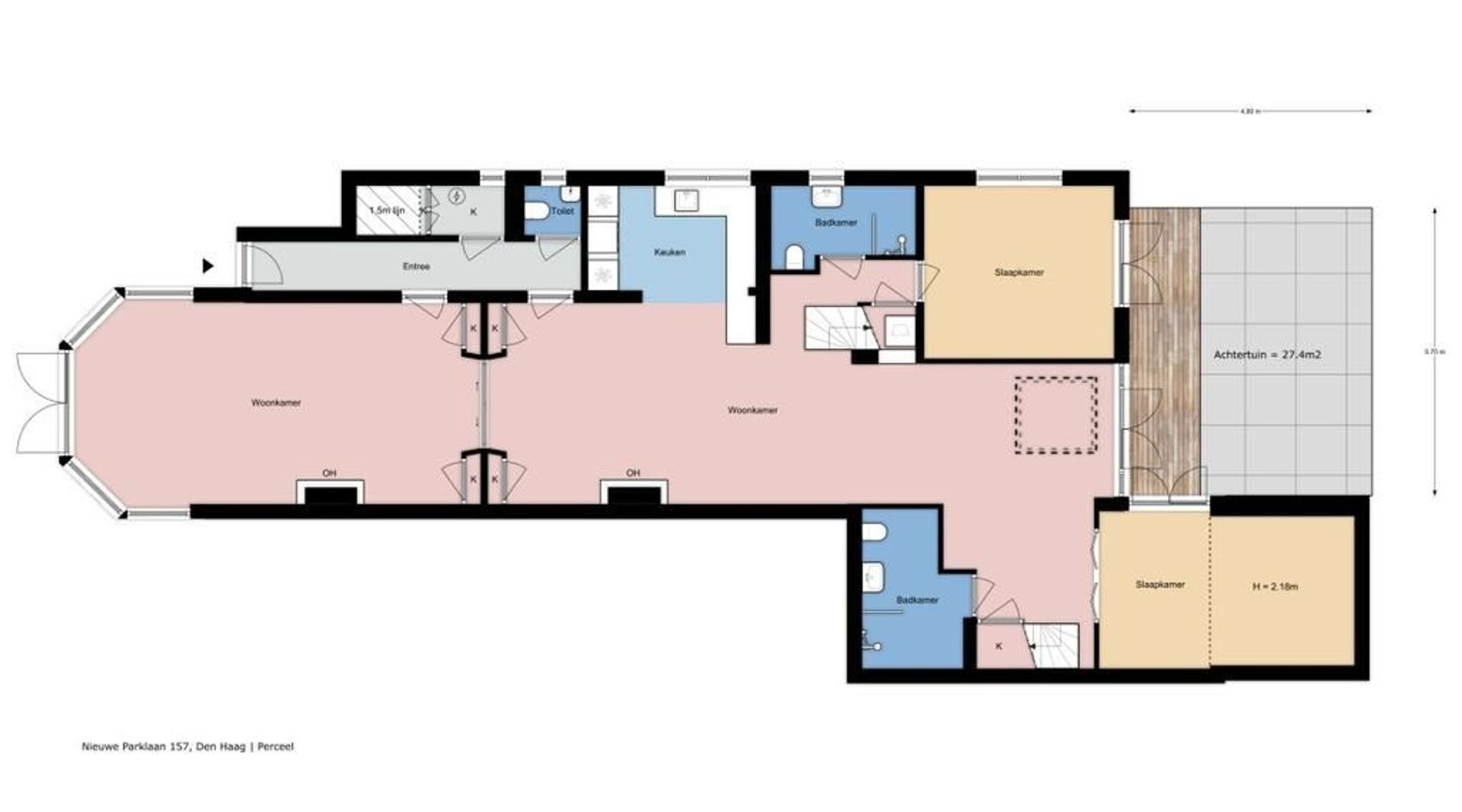 Nieuwe Parklaan 157 .