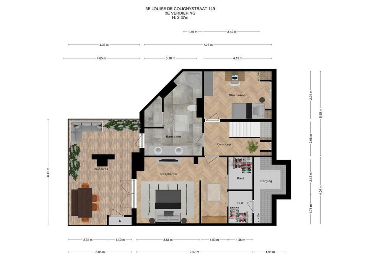 3e Louise de Colignystraat 149