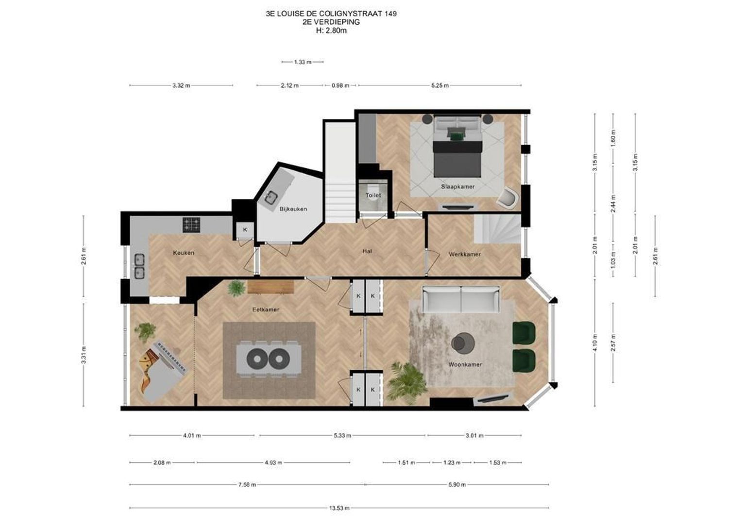 3e Louise de Colignystraat 149