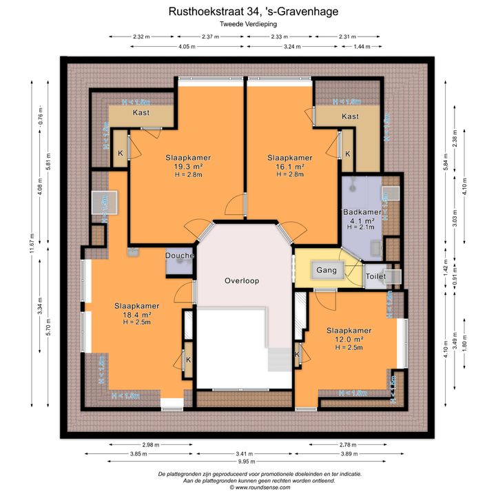 Rusthoekstraat 34 floorplan