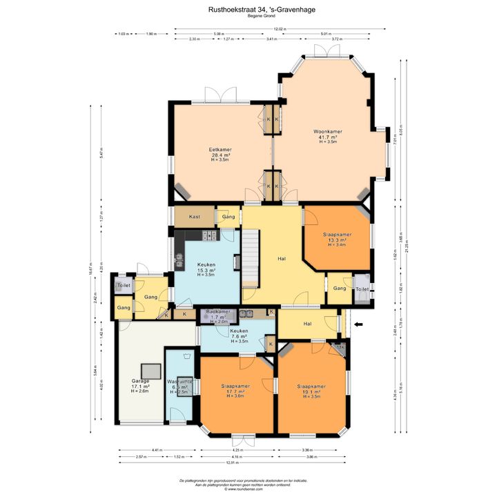 Rusthoekstraat 34 floorplan