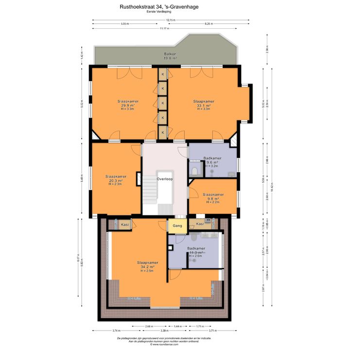 Rusthoekstraat 34 floorplan