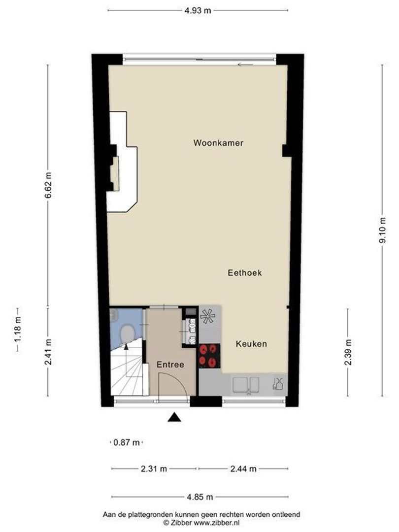 Jachthoornstraat 43, Maastricht plattegrond-1
