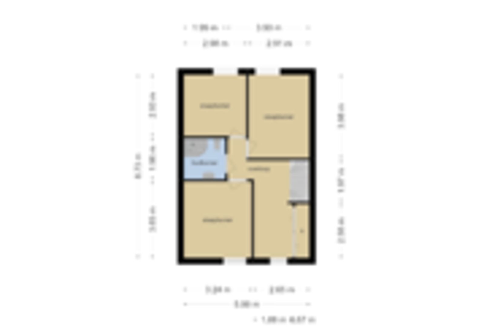 Geyaartsborg 25, Maastricht plattegrond-1