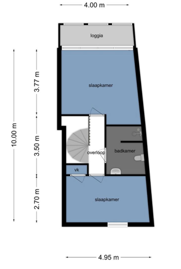 Havenstraat 17 A, Maastricht plattegrond-1
