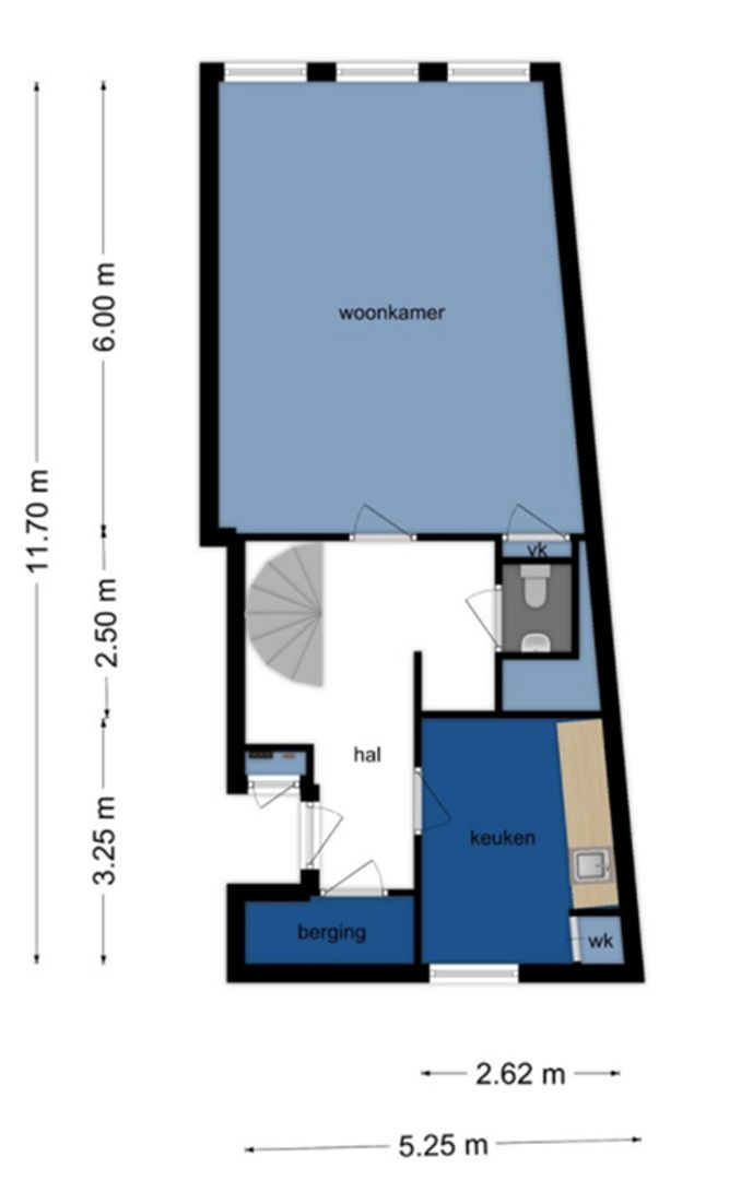 Havenstraat 17 A, Maastricht plattegrond-0