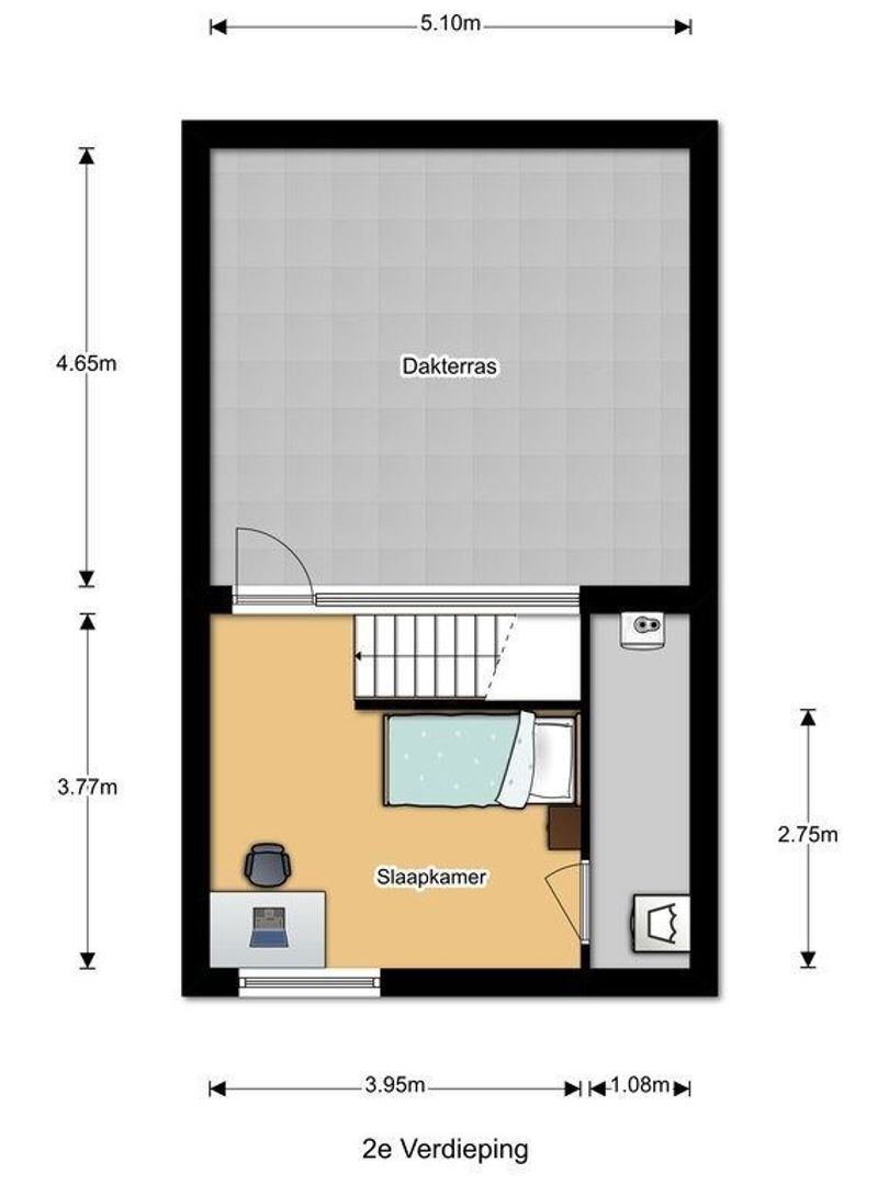 Velijndonk 44, Maastricht plattegrond-1