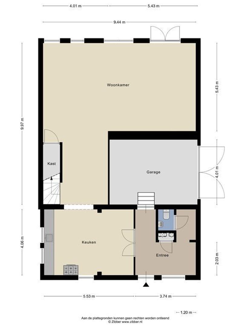 Retersbekerweg 7 D, Klimmen plattegrond-0
