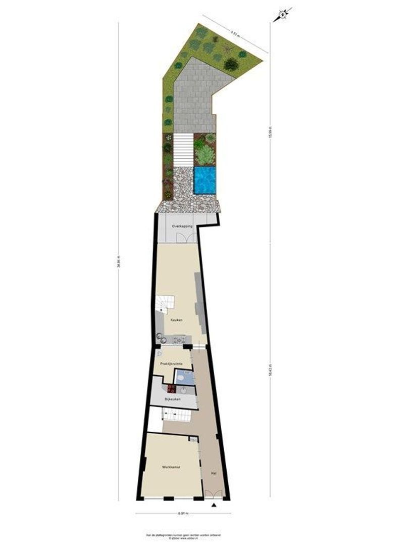 Sint Pieterstraat 40, Maastricht plattegrond-0