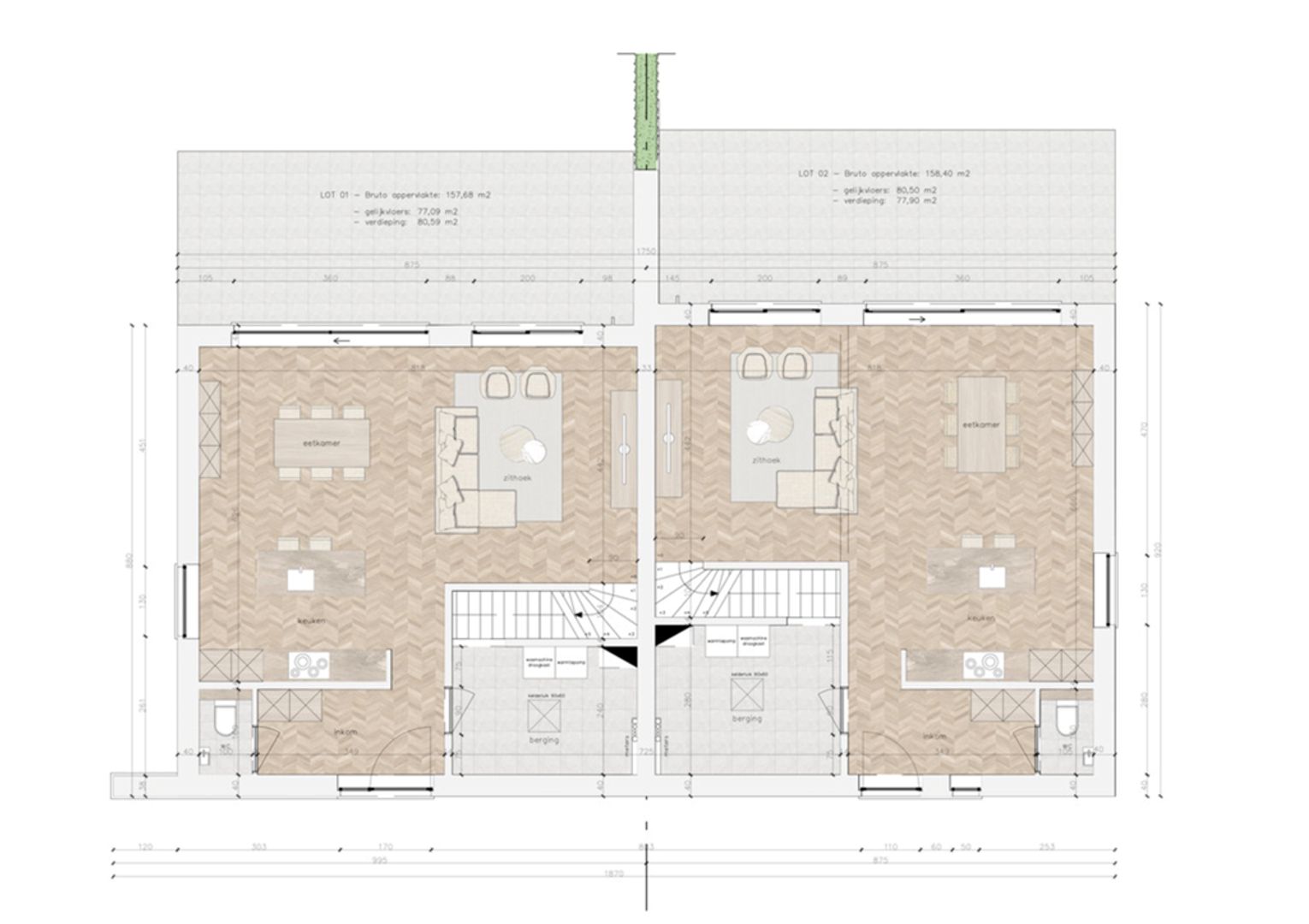 Kiezelweg 408, Lanaken plattegrond-0