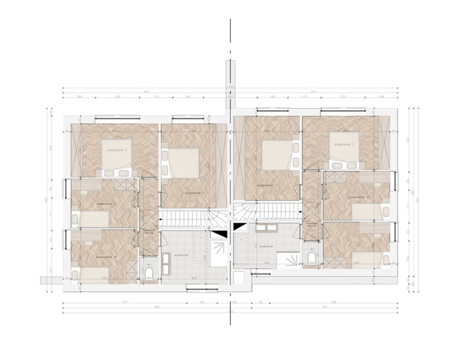Kiezelweg 408, Lanaken plattegrond-1