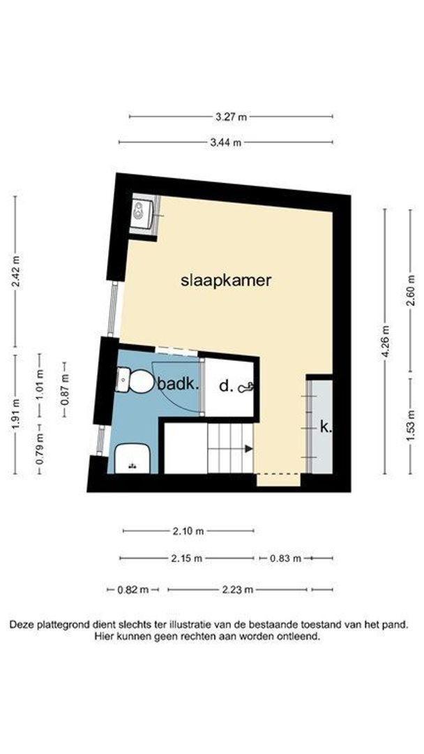 Grote Gracht 81 A02, Maastricht plattegrond-1