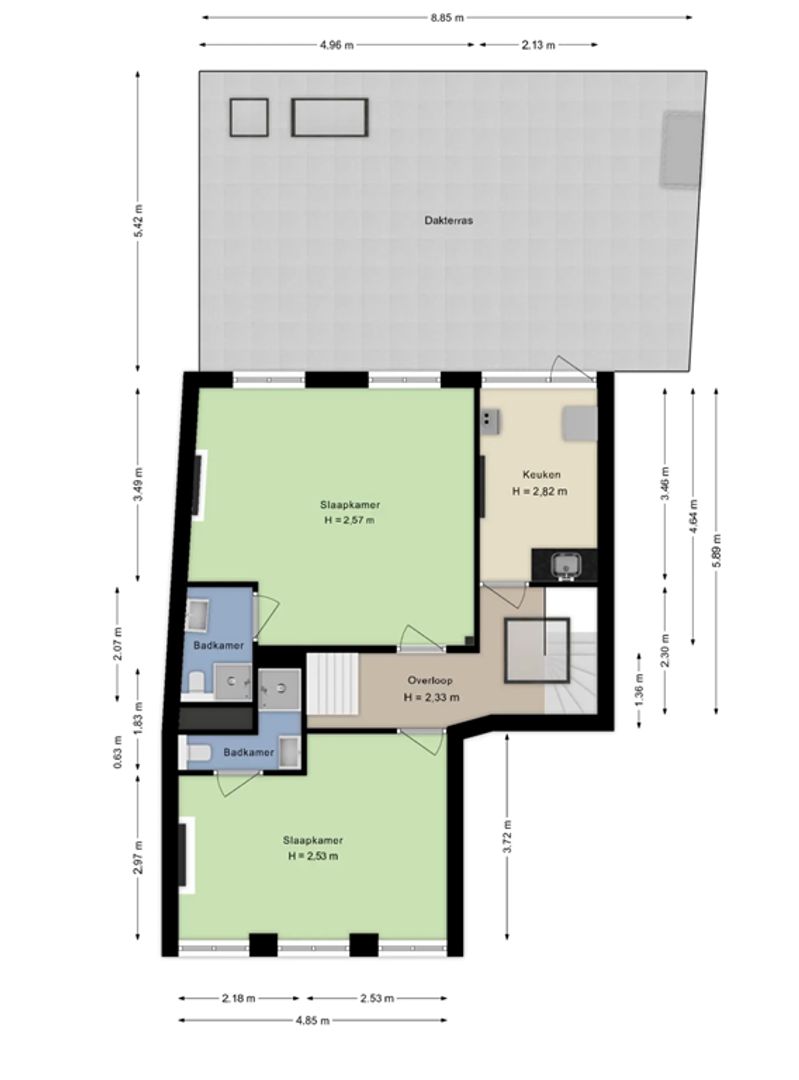 Sporenstraat 10, Maastricht plattegrond-2