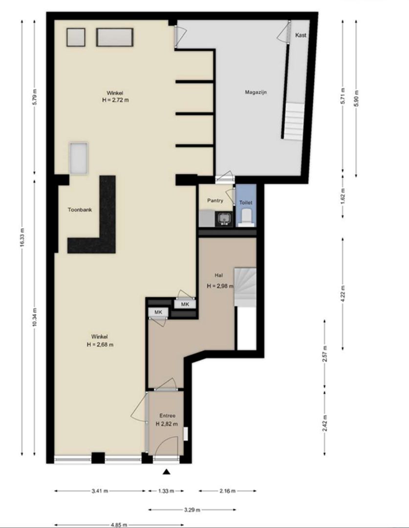Sporenstraat 10, Maastricht plattegrond-0