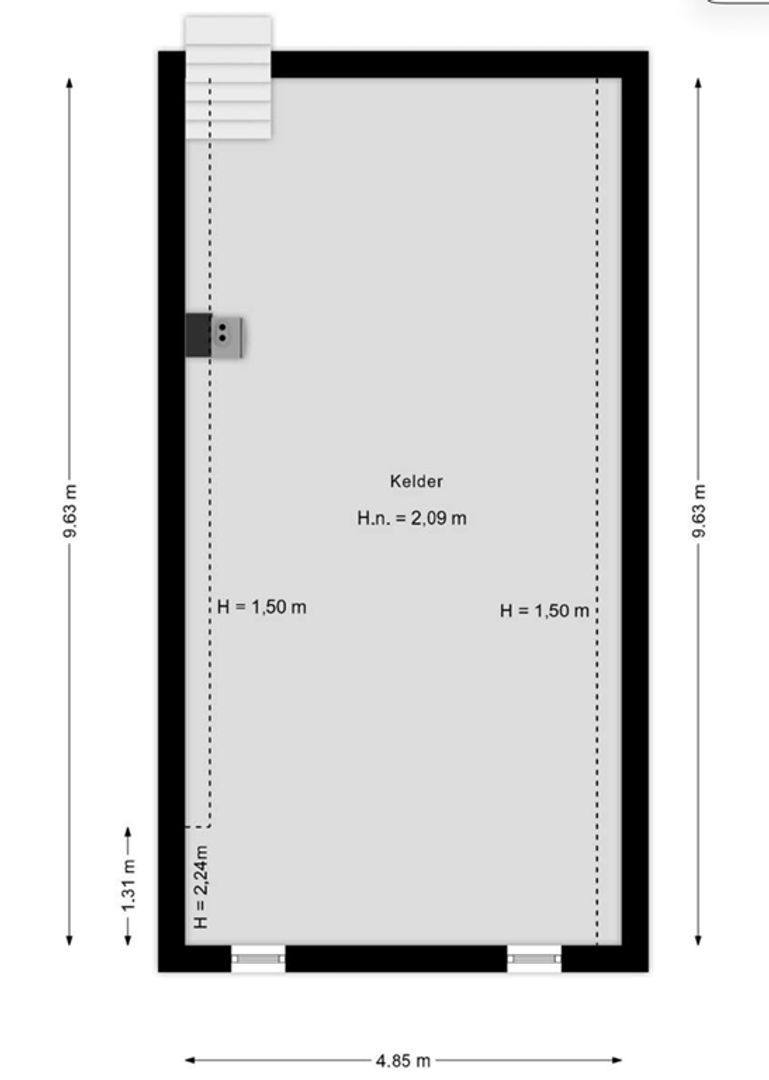 Sporenstraat 10, Maastricht plattegrond-1