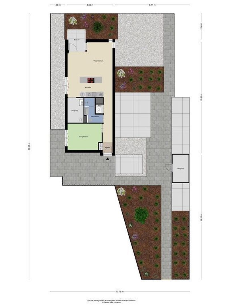 Burgemeester Michiels Van Kessenichpassage 5 B, Maastricht plattegrond-1