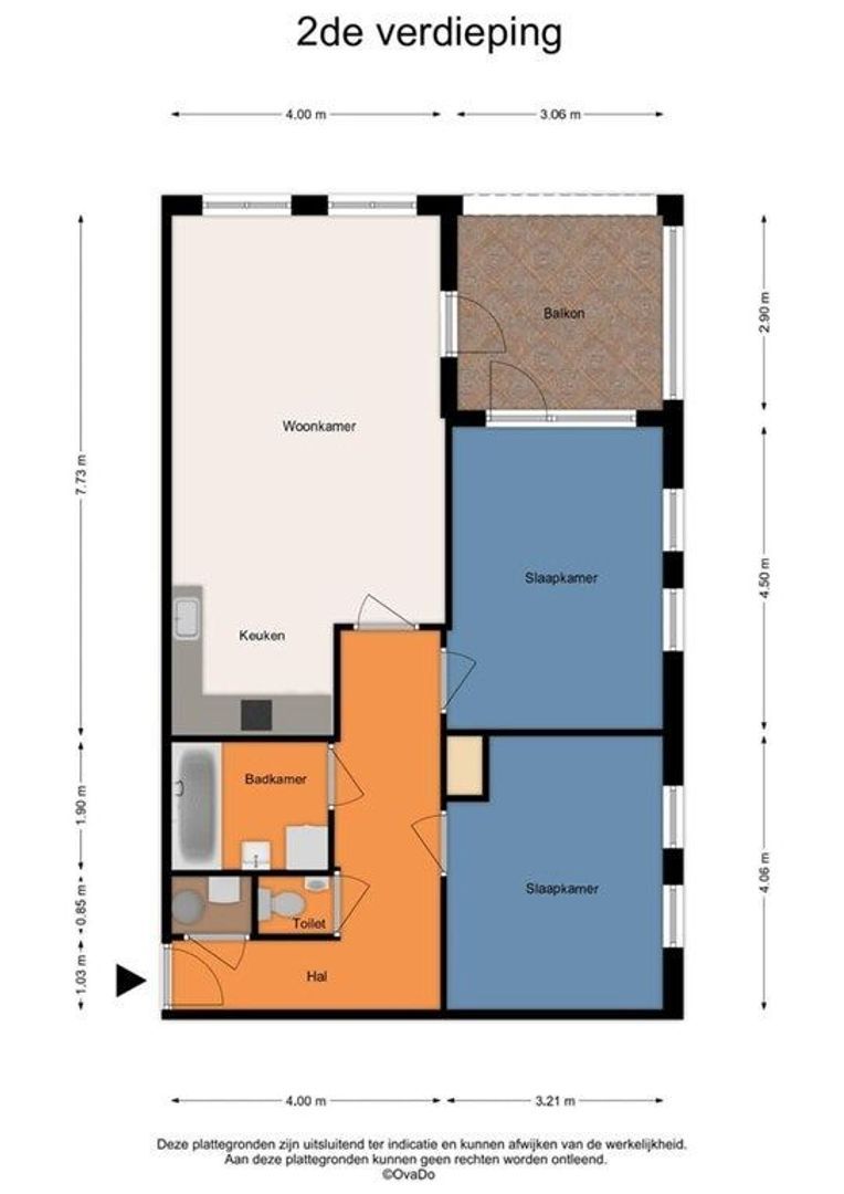 Erasmusdomein 37 C, Maastricht plattegrond-0