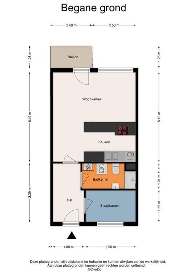 Oranjeplein 30 A, Maastricht plattegrond-0