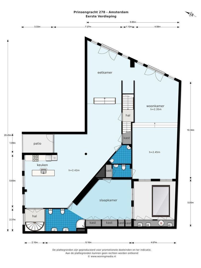 Prinsengracht 278 + 7PP, Amsterdam foto-22