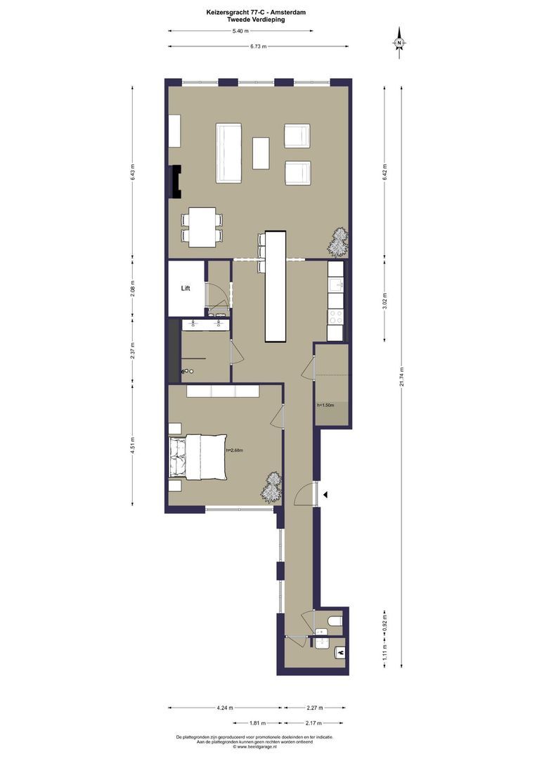 Keizersgracht 77 C, Amsterdam foto-34