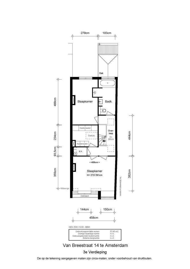 Van Breestraat 14, Amsterdam plattegrond-4