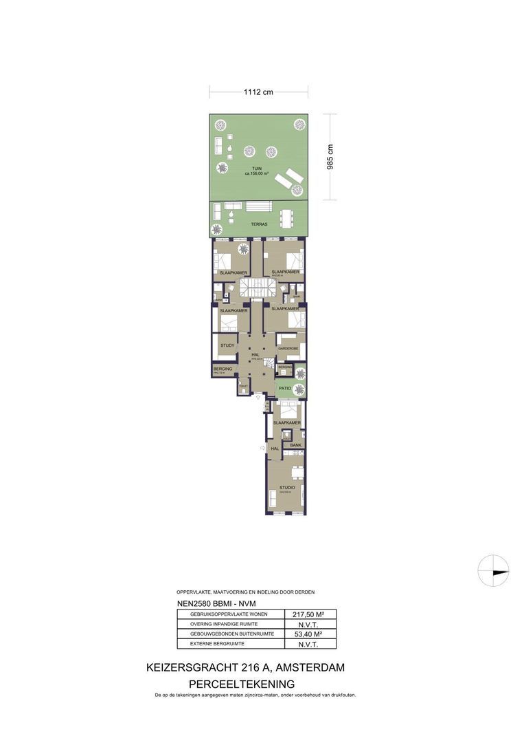 Keizersgracht 216 A, Amsterdam plattegrond-2