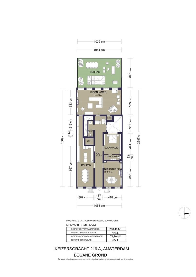 Keizersgracht 216 A, Amsterdam plattegrond-1