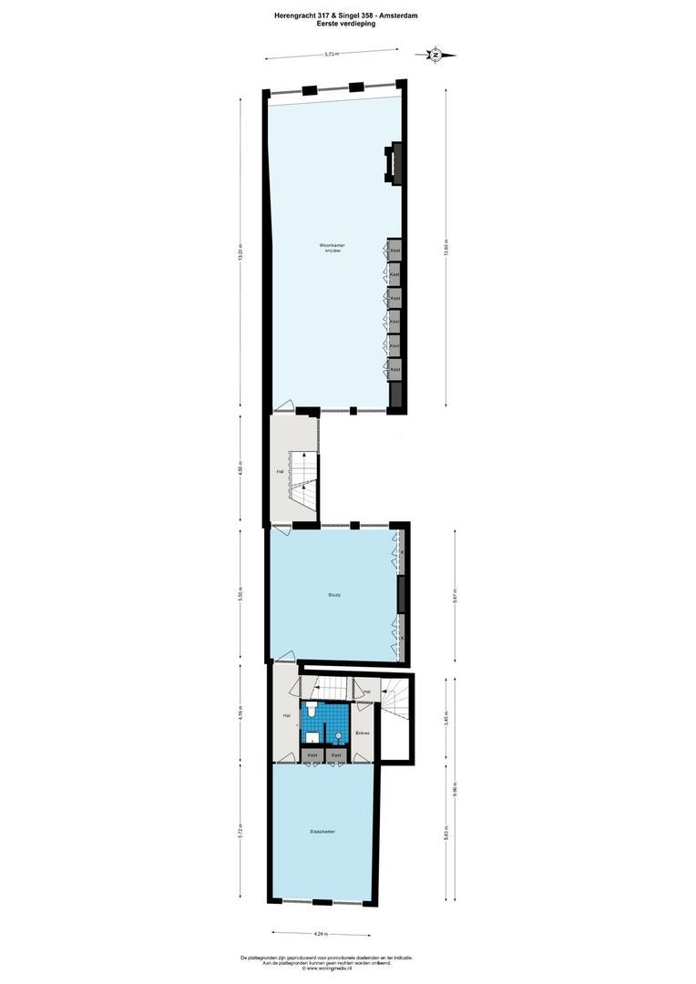 Herengracht 317, Amsterdam plattegrond-2