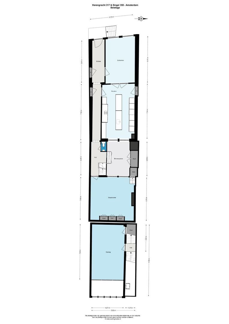 Herengracht 317, Amsterdam plattegrond-1