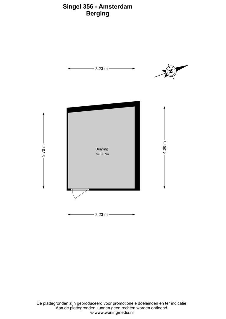 Singel 356 C, Amsterdam plattegrond-3